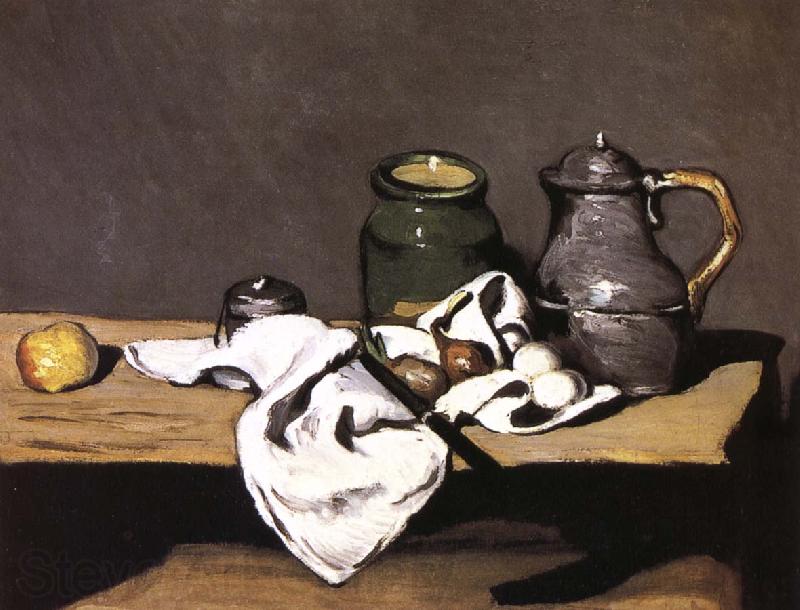 Paul Cezanne have a bottle of still life Spain oil painting art